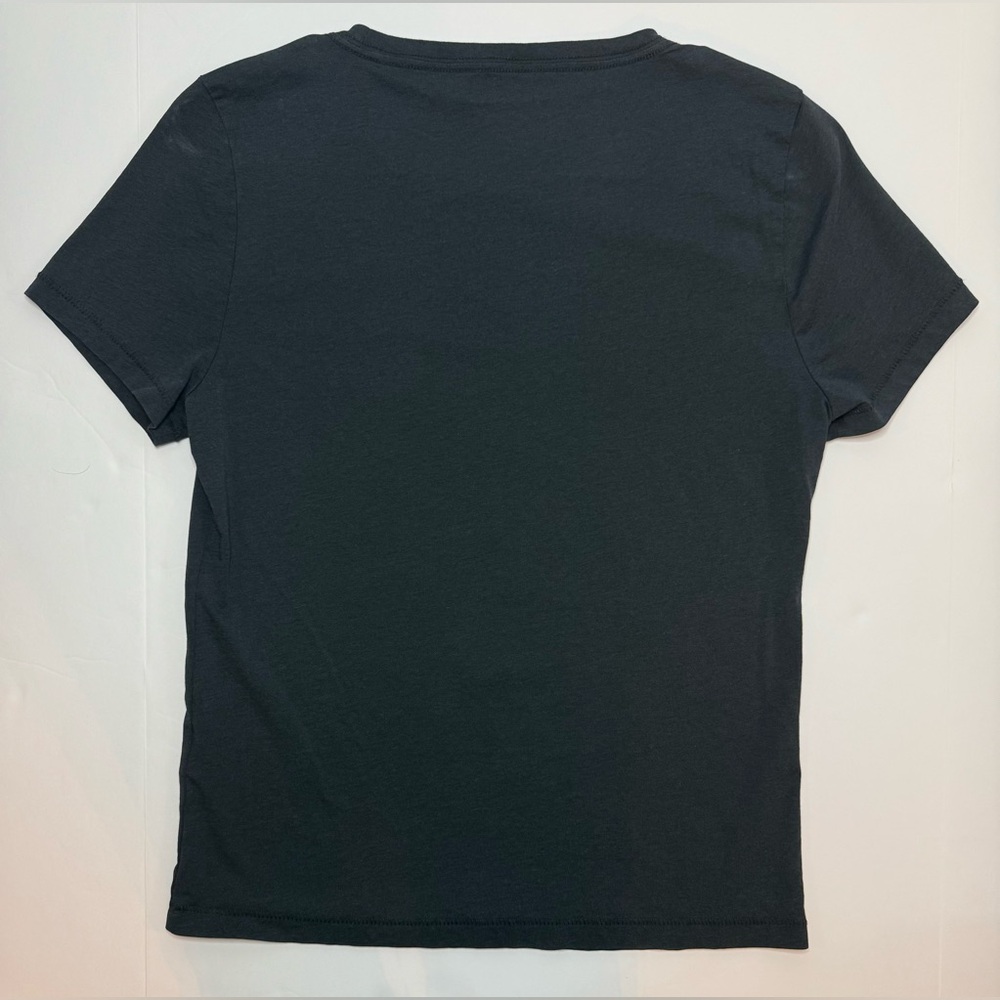 J. Crew Pima Cotton Slim-Fit T-shirt Short Sleeve Black Size S - Picture 2 of 6